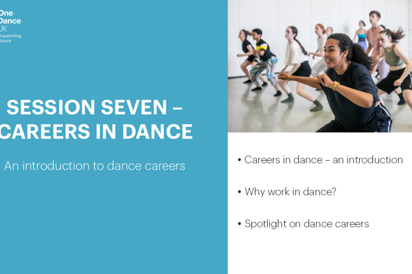 NEW! CPD for Dance Teachers Snippet 7: Careers in Dance