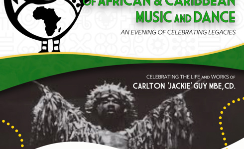 poster for roots renaissance of African and Caribbean music and dance